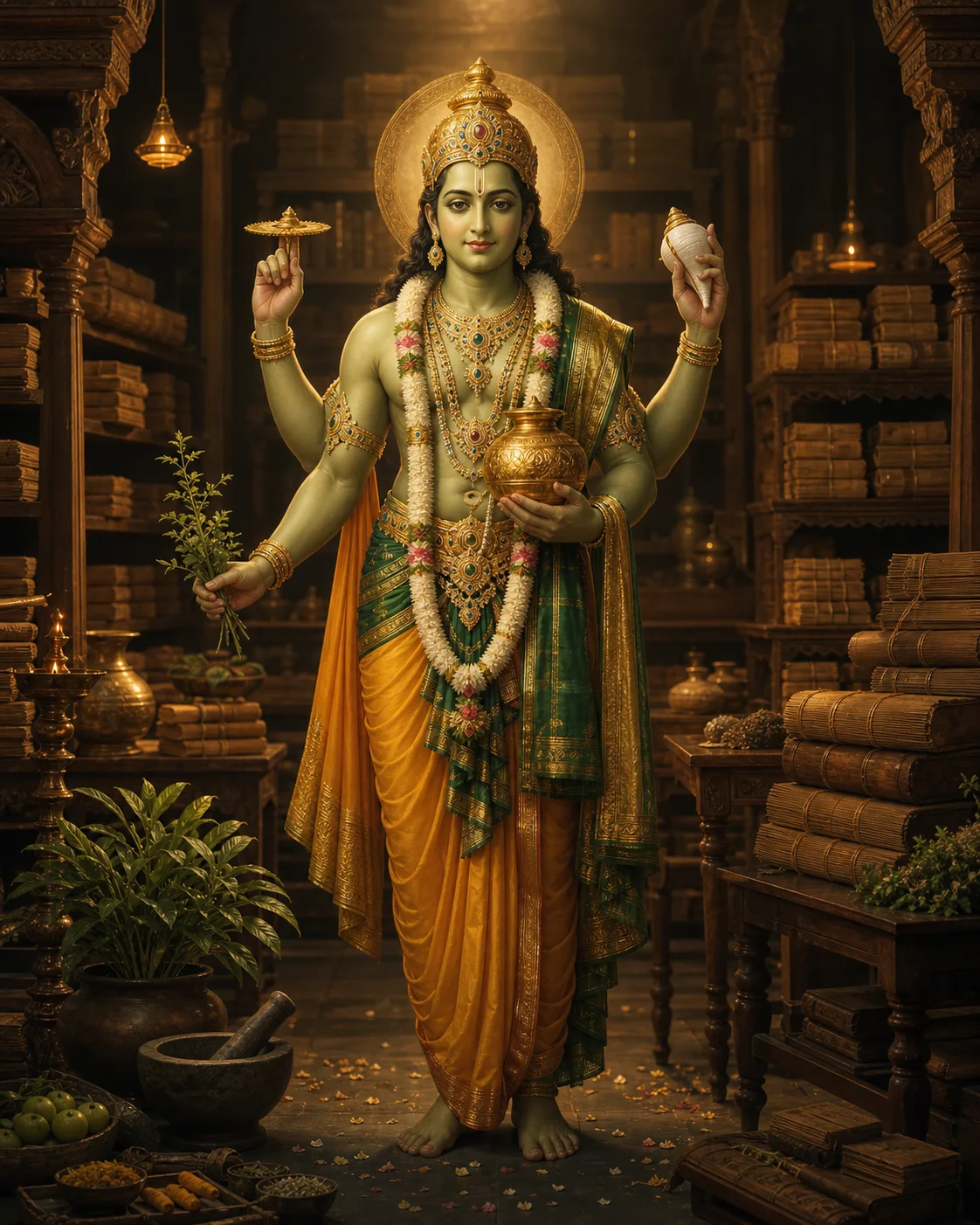 Dhanvantari Nadi traditional lineage illustration